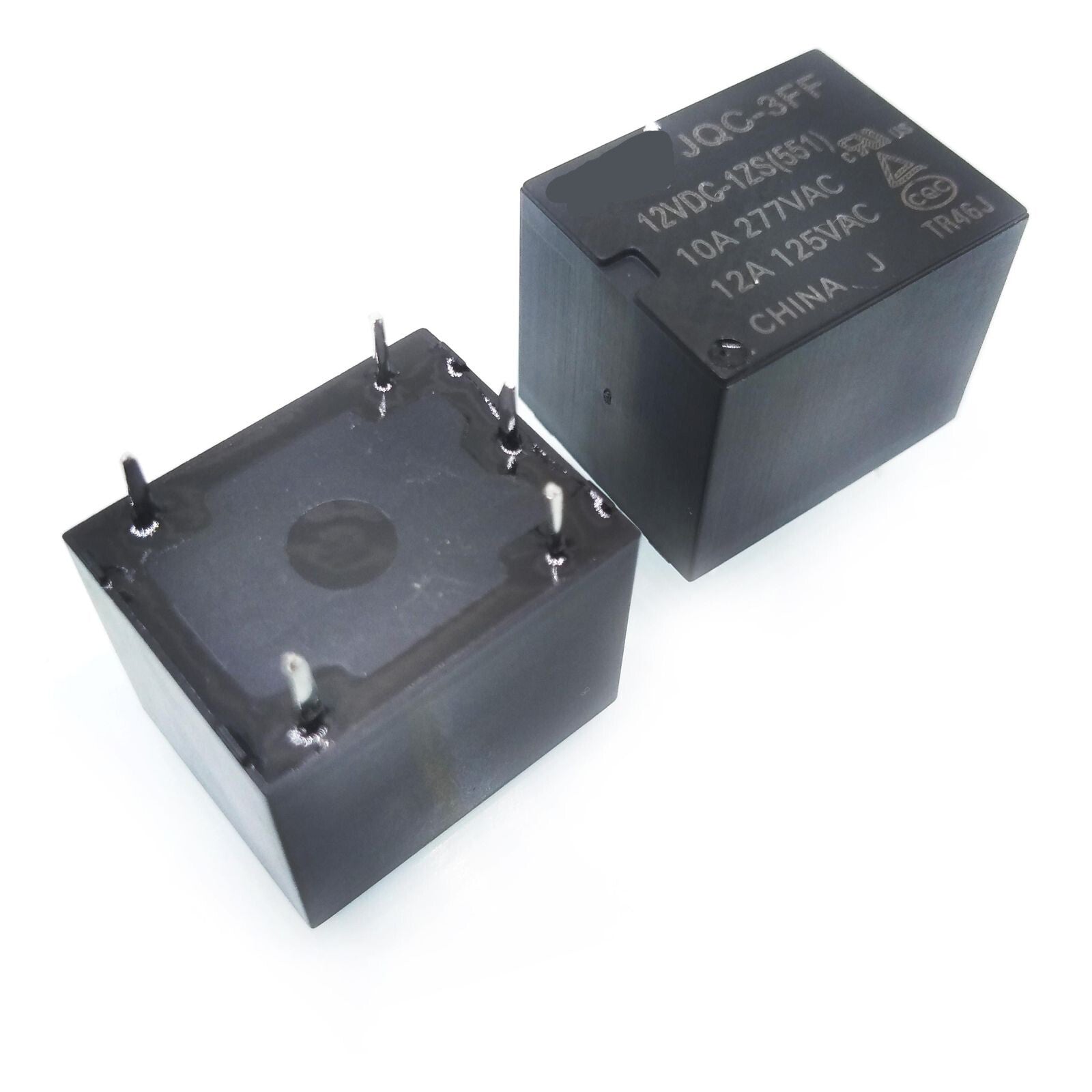 AU Stock 10pcs JQC-3FF-12VDC-1HS(551) 1ZS NO/NC Genuine DIP-5 Relay