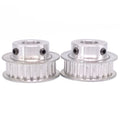 2pcs XL 24T Timing Belt Pulley Synchronous Wheel 14mm Bore For 10mm Width Belt