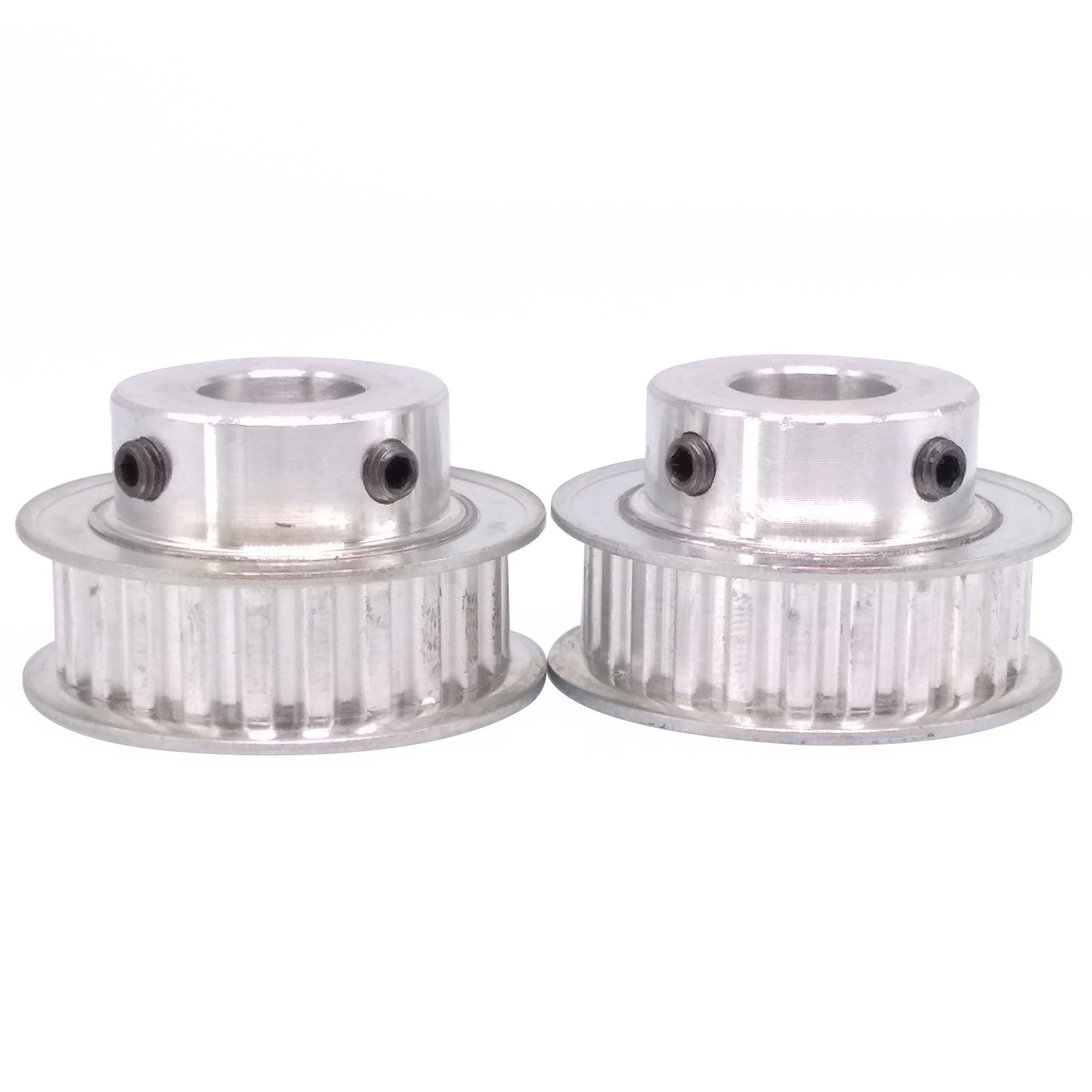 2pcs XL 24T Timing Belt Pulley Synchronous Wheel 14mm Bore For 10mm Width Belt