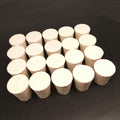 20x Rubber Stopper Bungs Laboratory Solid Hole Stop Push-In Sealing Plug 3#