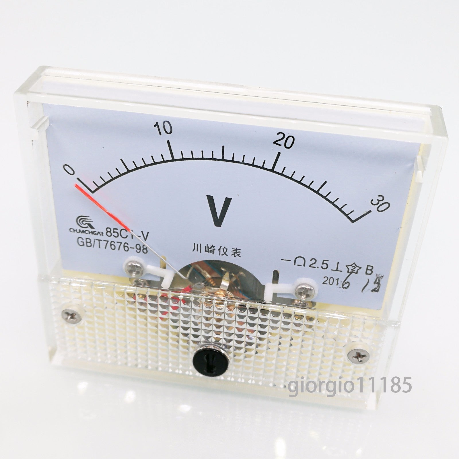 US Stock Analog Panel Volt Voltage Meter Voltmeter Gauge 85C1 0-30V DC