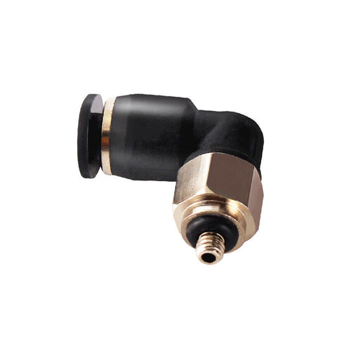 10x Pneumatic Metric Male Thread x Push-in Fittings Elbow Adapter for Tube Hose