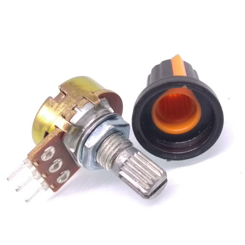 10Units 10K B10K OHM Linear Taper Rotary Potentiometer POT Orange Knob