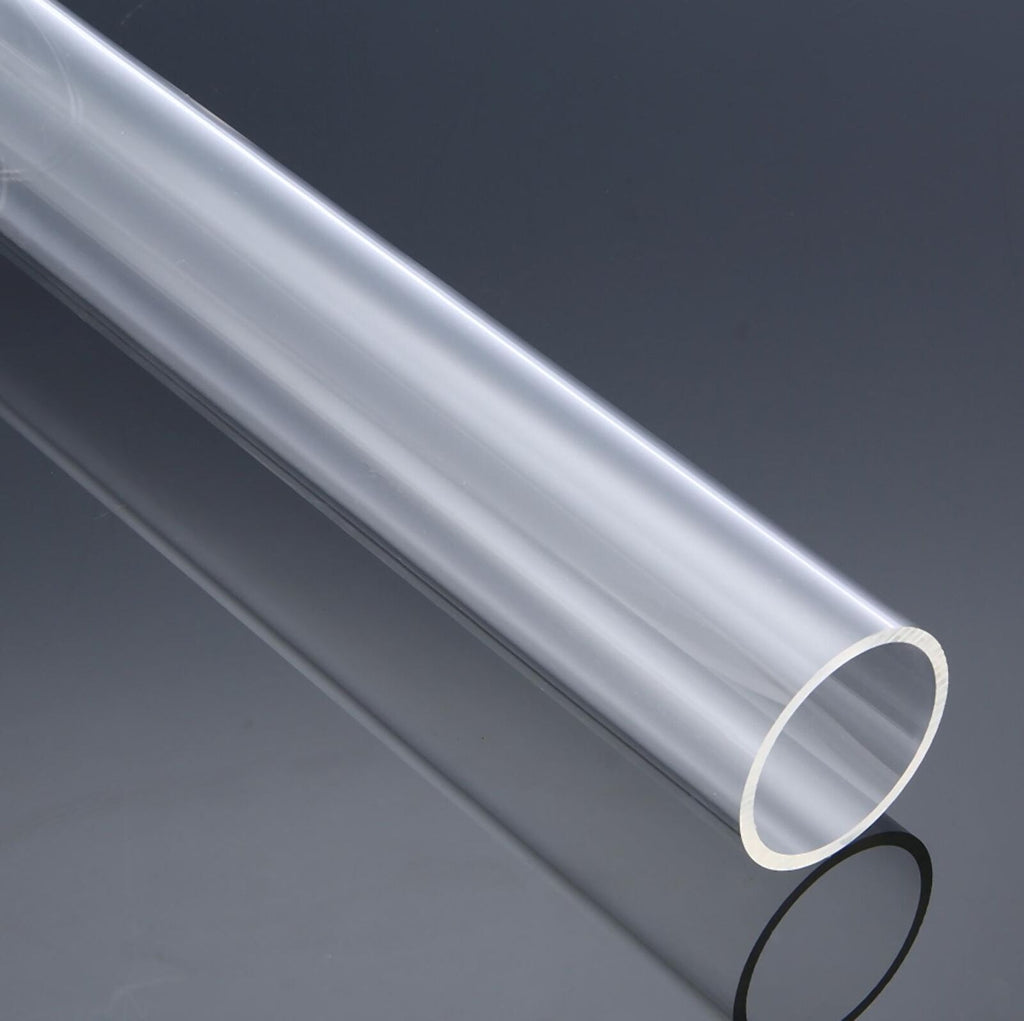 5pcs OD 4mm ID 3mm Tubes Clear Acrylic Plastic Pipe 250mm Long Hobby DIY