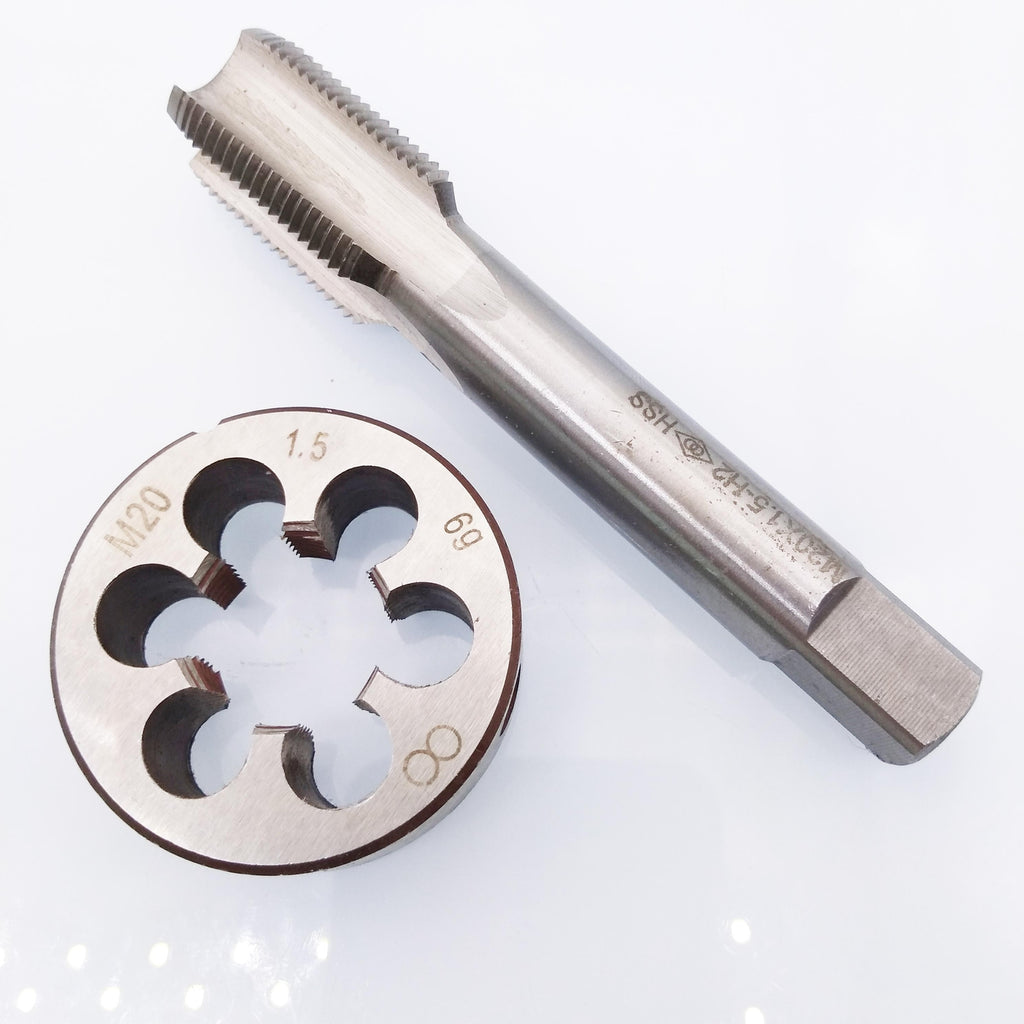 AU Stock  HSS M20 x 1.5mm Tap & M20 x 1.5mm Die Metric Thread Right Hand