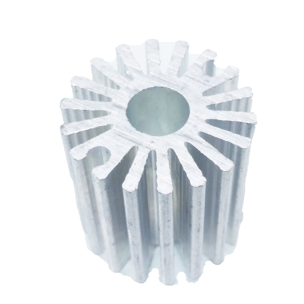 US Stock 10pcs OD 19. x H 20mm 1W Watt LED Aluminium Heatsink long Round Cooling
