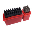 US Stock 36pcs 1/16" 1.5mm Letter & Number Stamp Punch Set Hardened Steel Metal