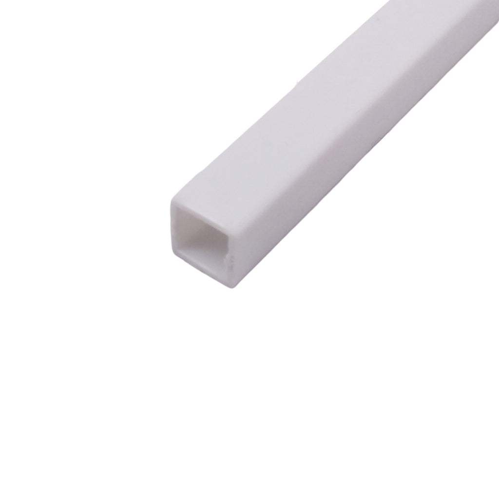 US Stock 10x ABS Styrene Plastic Rectangular Square Tube Model Layout 6mmx9.84"