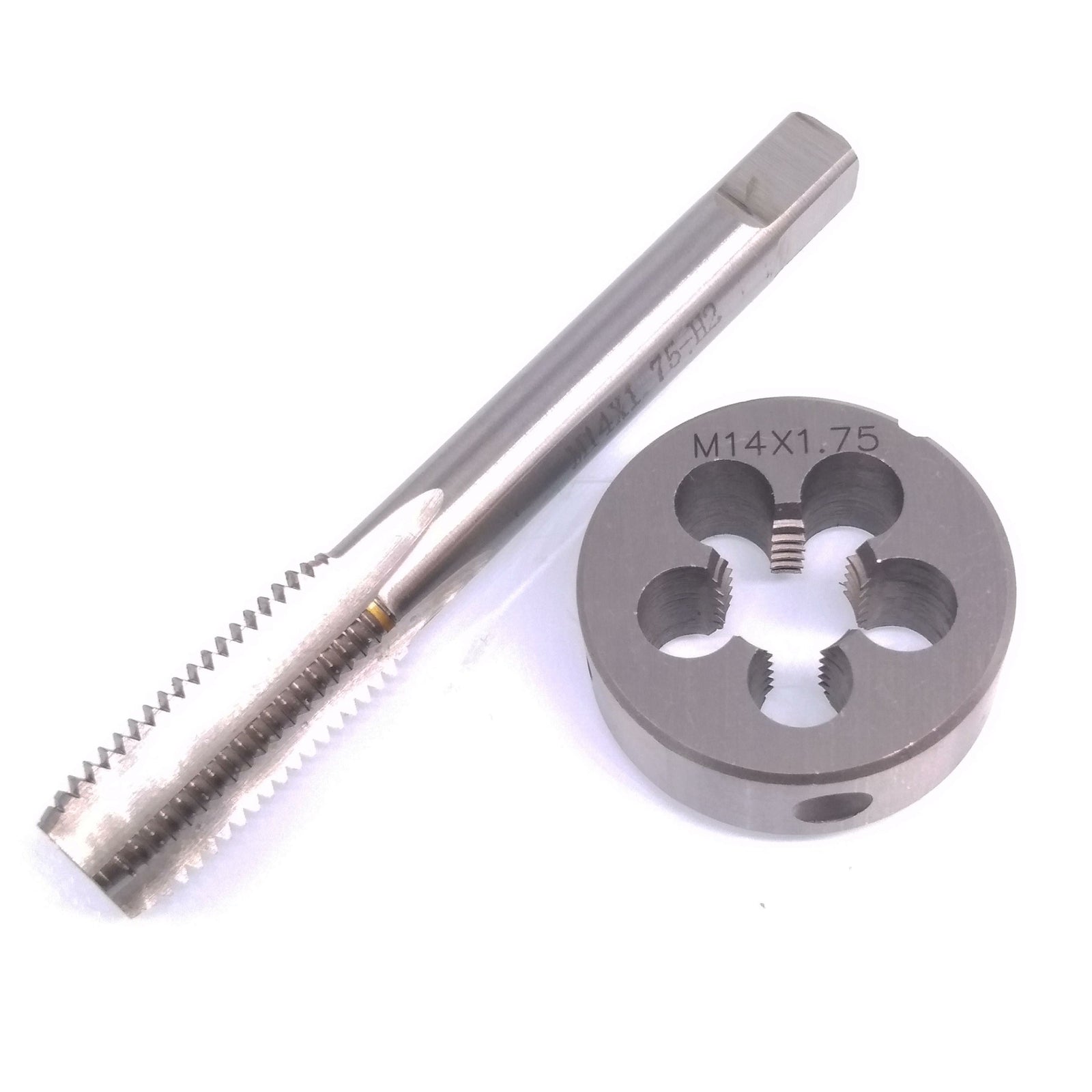 AU Stock HSS M14 x 1.75mm Tap & M14 x 1.75mm Die Metric Thread Right Hand