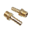 US Stock 2x 1/8" BSP Male Thread 6mm Brass Hose Barb Coupler Fitting Connector