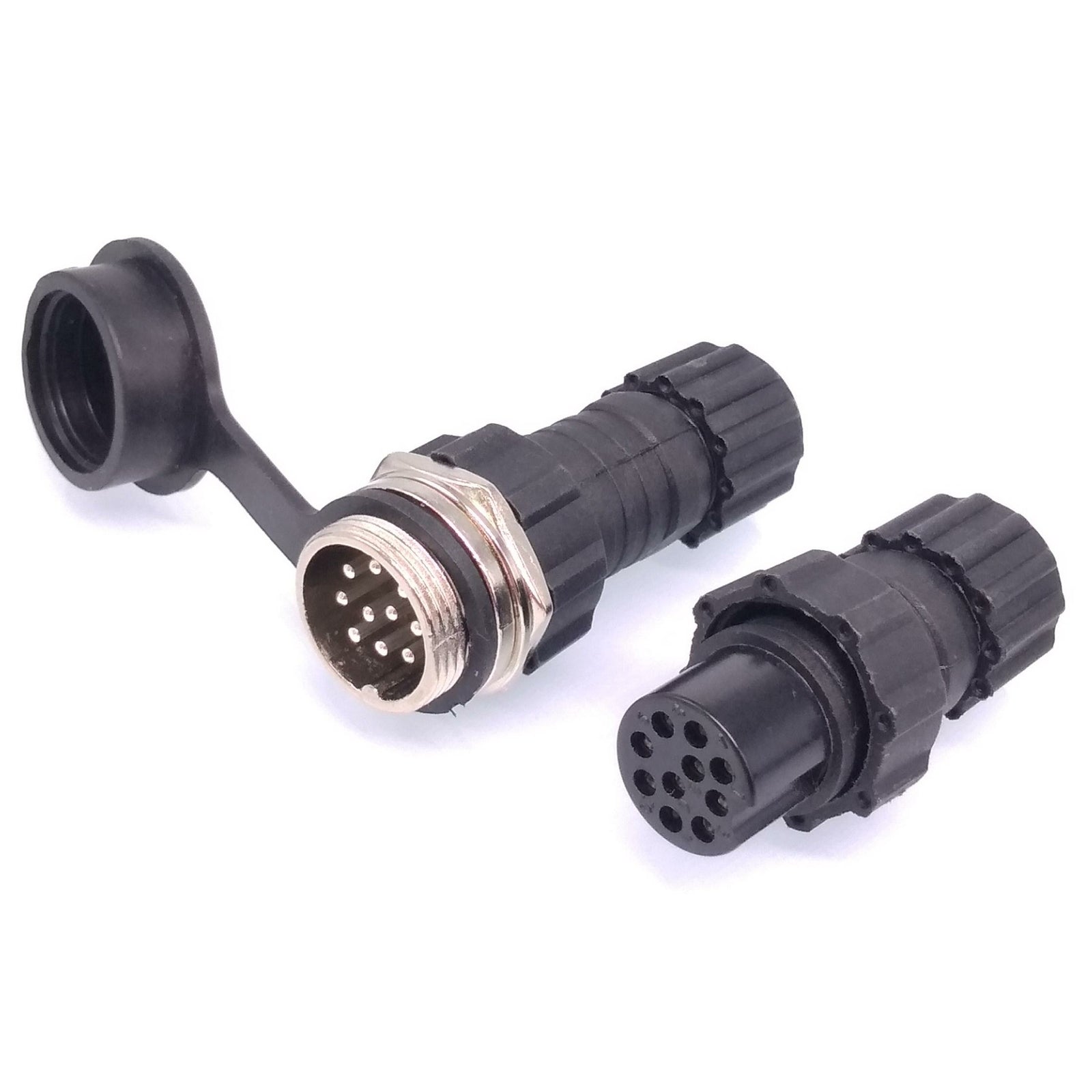 2Sets GX16 Waterproof Aviation Connector Plug Socket Sensor 10pin