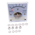US Stock DC 0 ~ 5V Square Analog Volt Pointer Needle Panel Meter Voltmeter 91C4