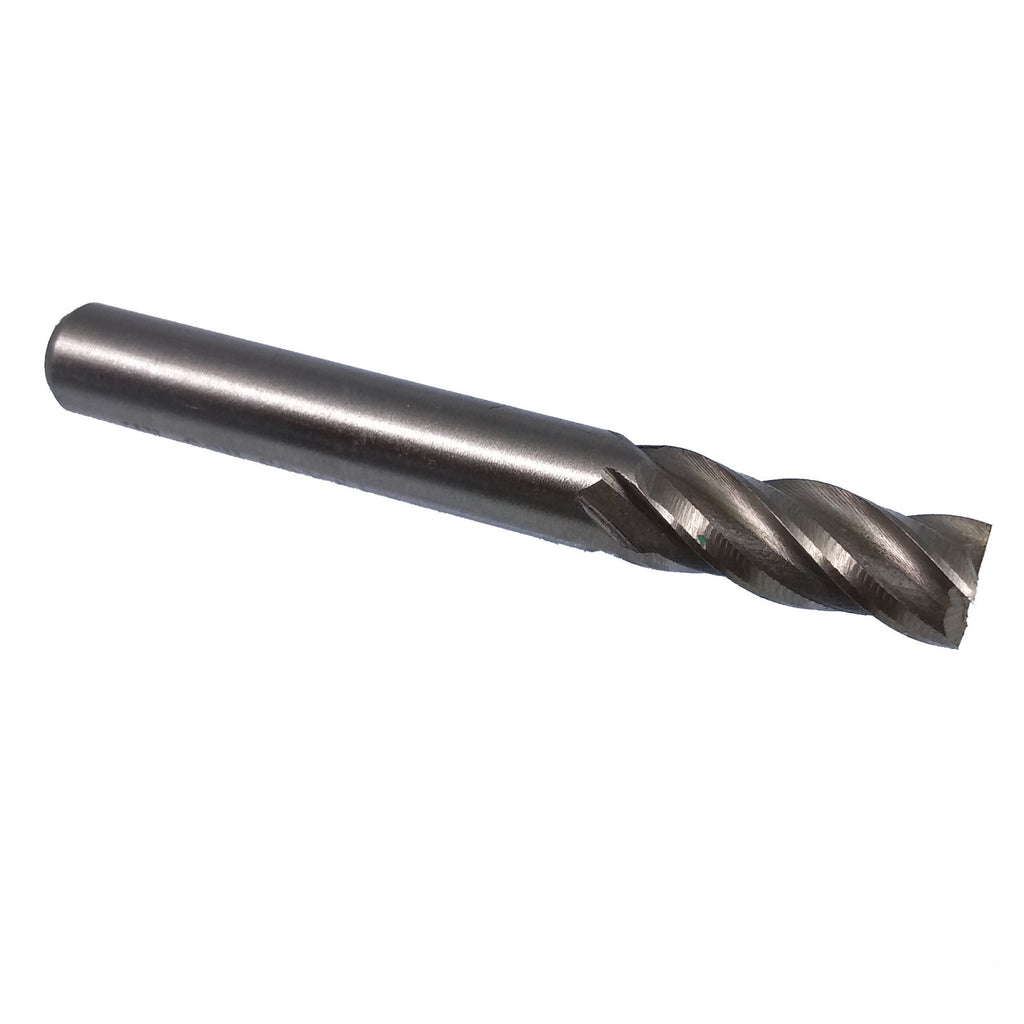 US Stock 3pcs 8mm Four 4 Flute HSS & Aluminium End Mill Cutter CNC Bit