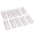 10x 0.8mm Wire Dia Stainless Steel Compression Spring Pressure OD 12mm Length 25