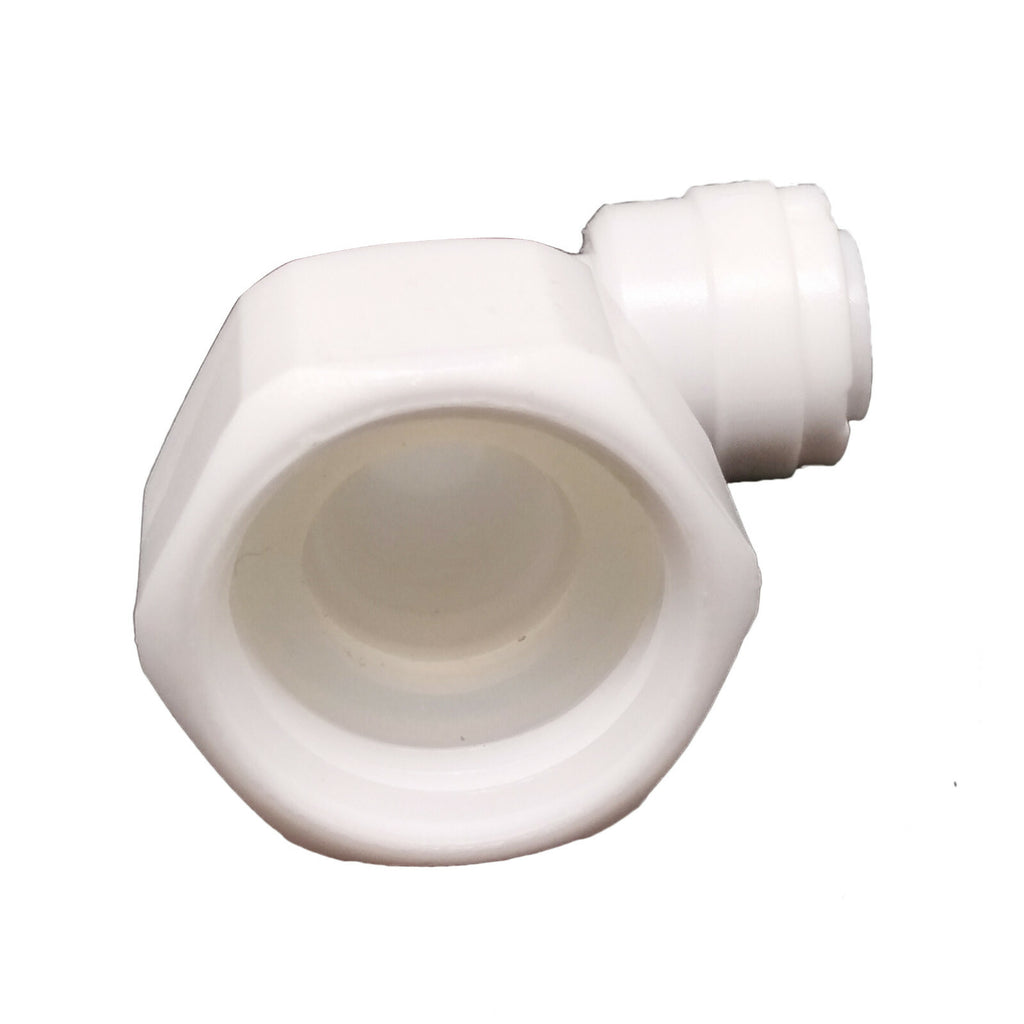 US Stock 2pcs 1/2" Female Thread to 1/4" Tube L Elbow Quick Connect Push Fit