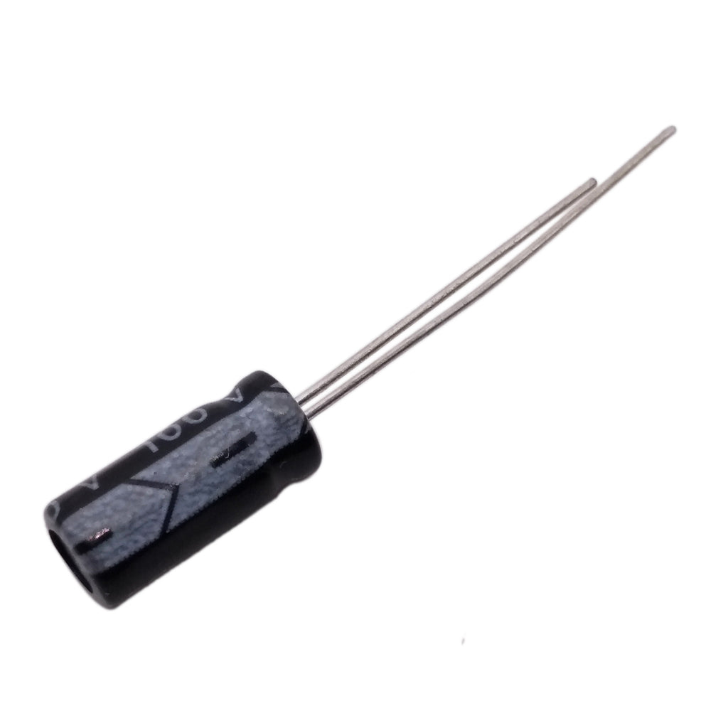 US Stock 50pcs Electrolytic Capacitors 4.7uF 4.7mfd 100V +105℃ Radial 5 x 11mm