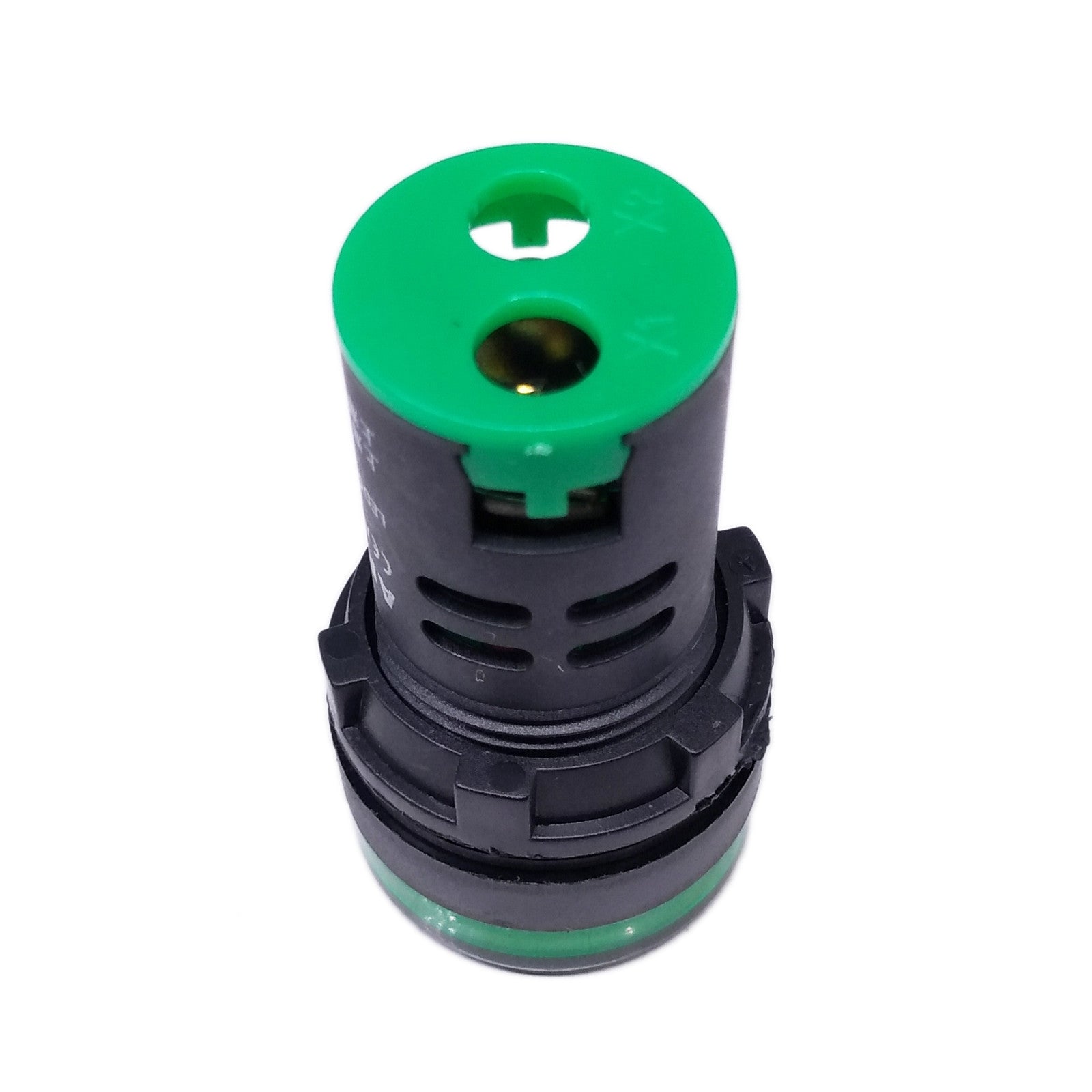 US Stock 5pcs Green LED Power Indicator Signal Light AC DC 24V 22mm AD16-22DS