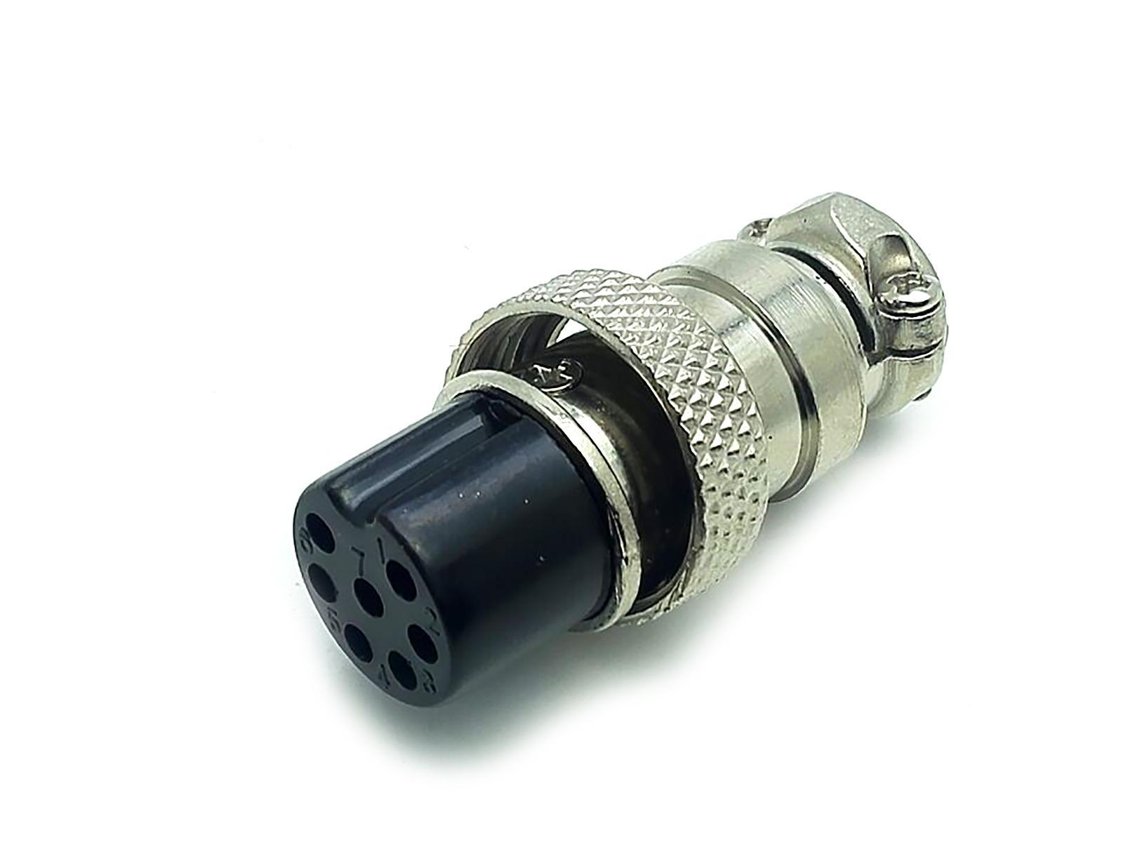 US Stock 5Pair Aviation Plug 7 Pins Male Female Panel Wire Connector 16mm GX16-7