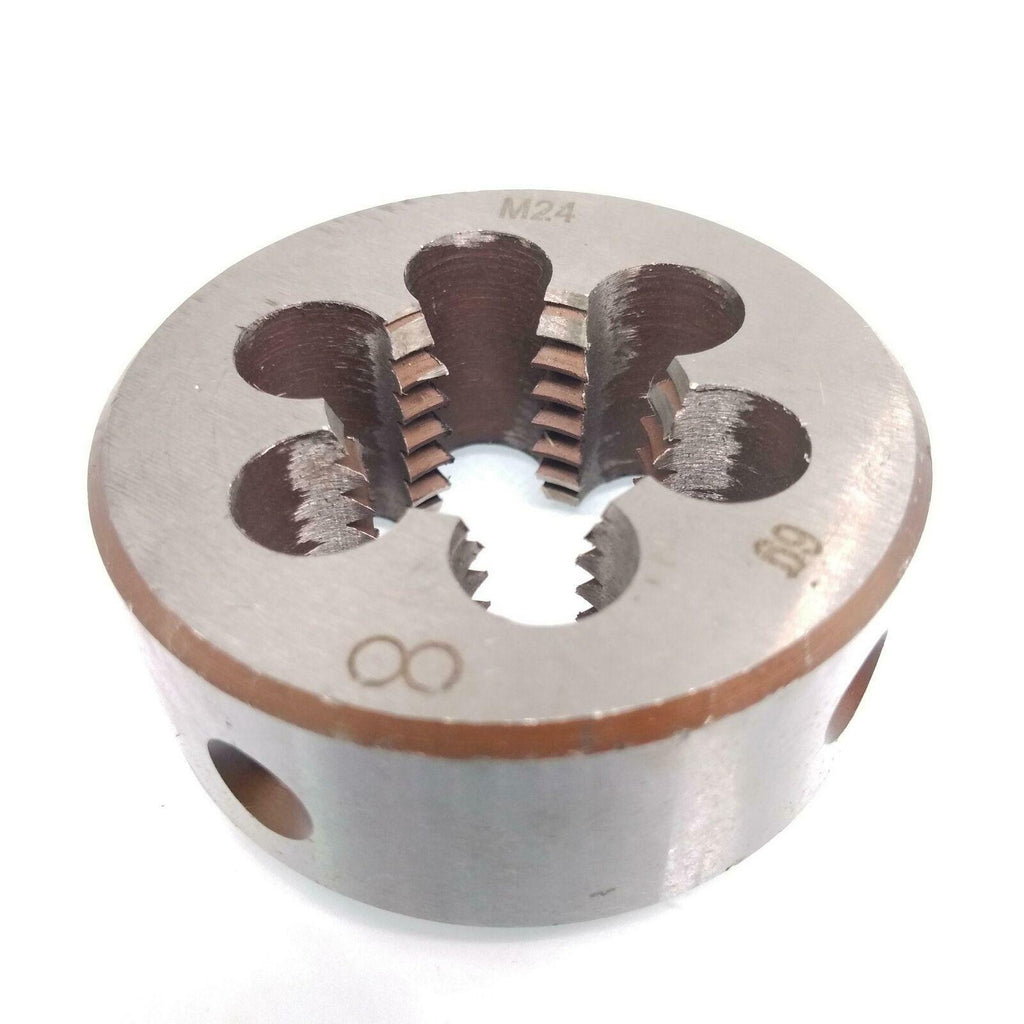 HSS M24 x 3mm Taper & Plug Tap & M24 x 3mm Die Metric Thread Right Hand
