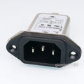 US Stock Solder Lug Terminals IEC 320 C14 Power Socket EMI Filter 115/250V 6A