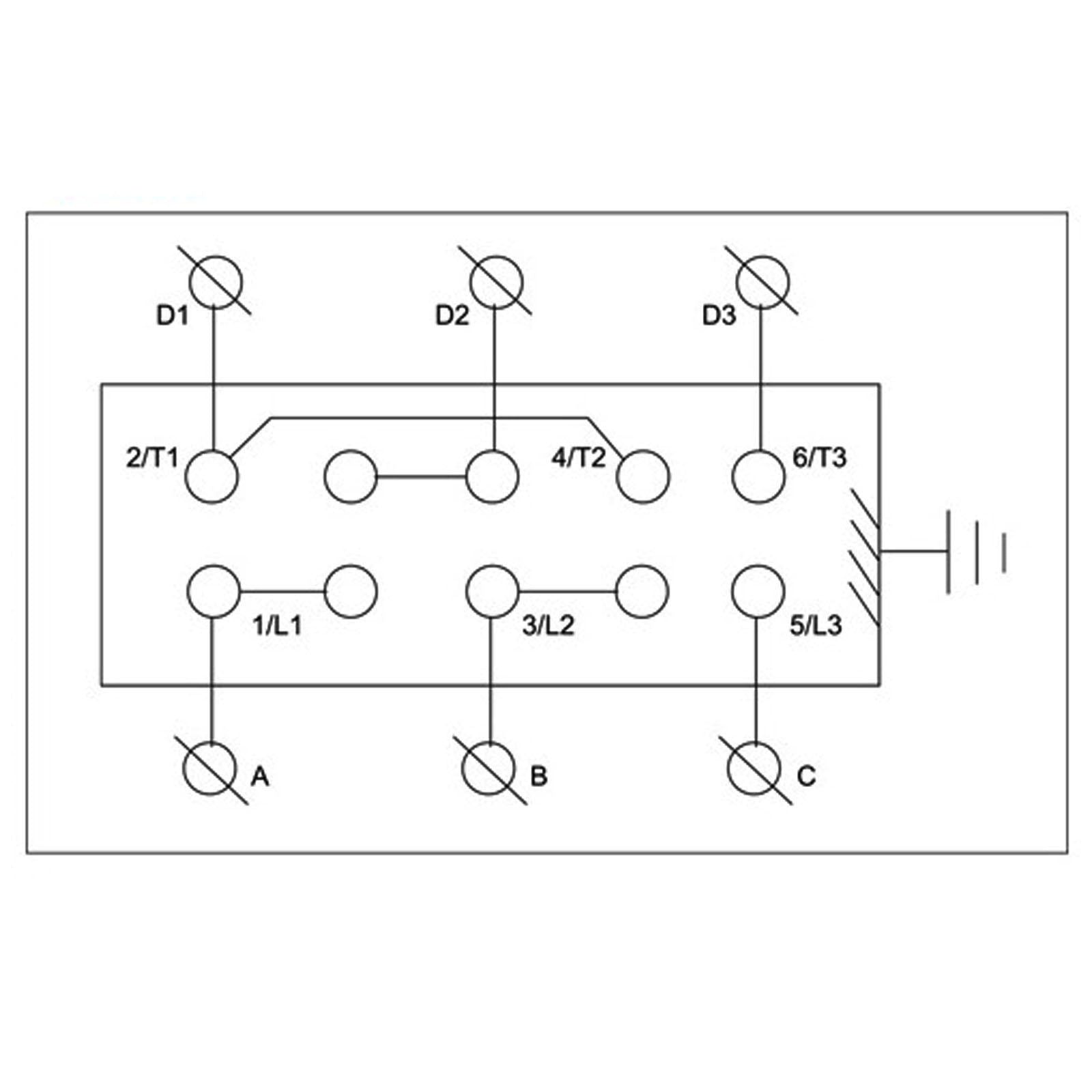 AU Stock 60A Drum Switch Forward/Off/Reverse Motor Control Rain Proof Reversing