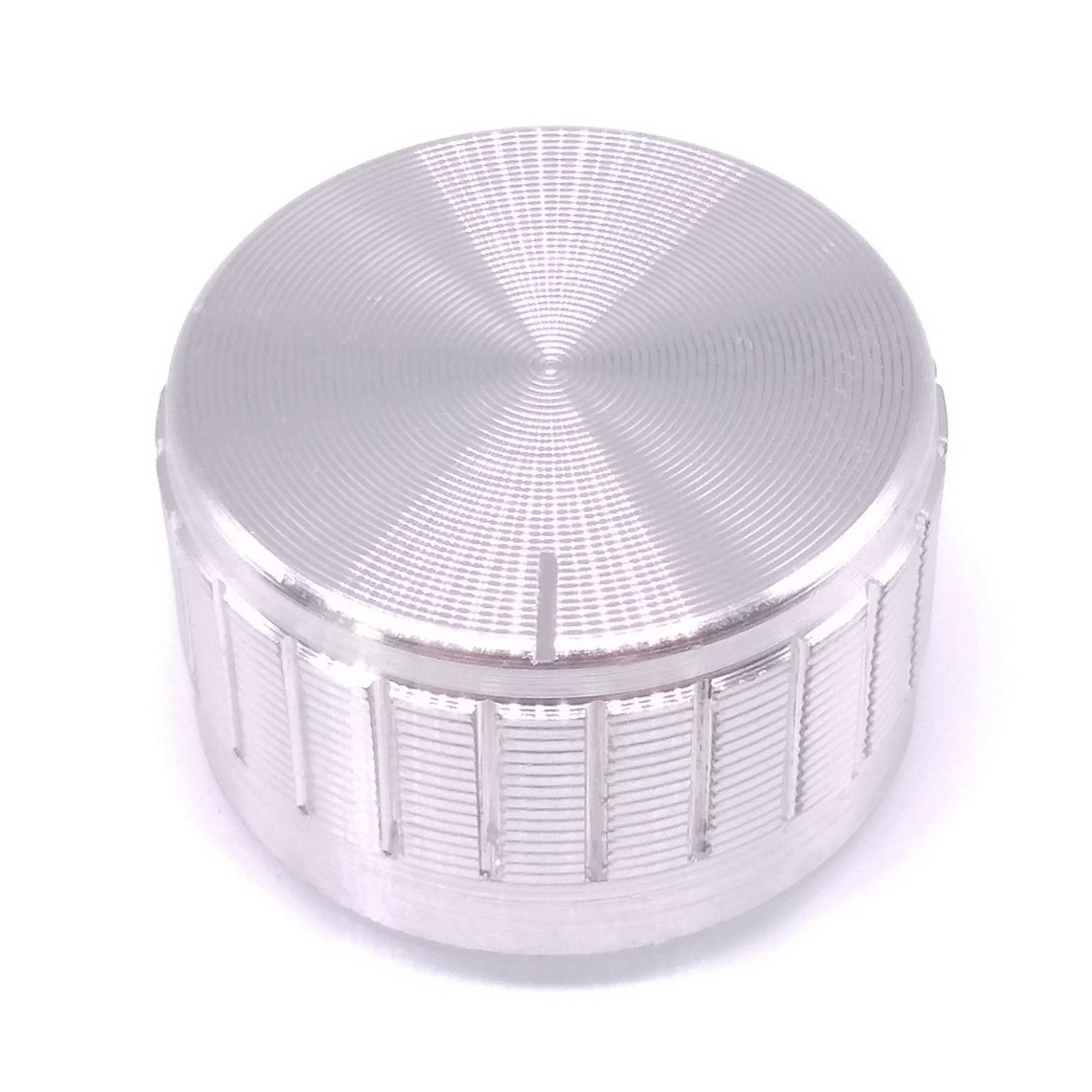 10pcs Silver Aluminum Volume Control Knob Amplifier Wheel 30*17mm D-Shaft
