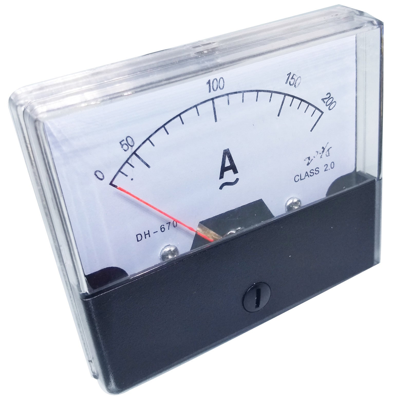 Analog Panel AMP Current Meter Gauge DH670 200A AC Current Transformer
