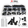 M4 Hexagon Hex Socket Flat Countersunk Head Screw Bolt Set grade 10.9 Steel