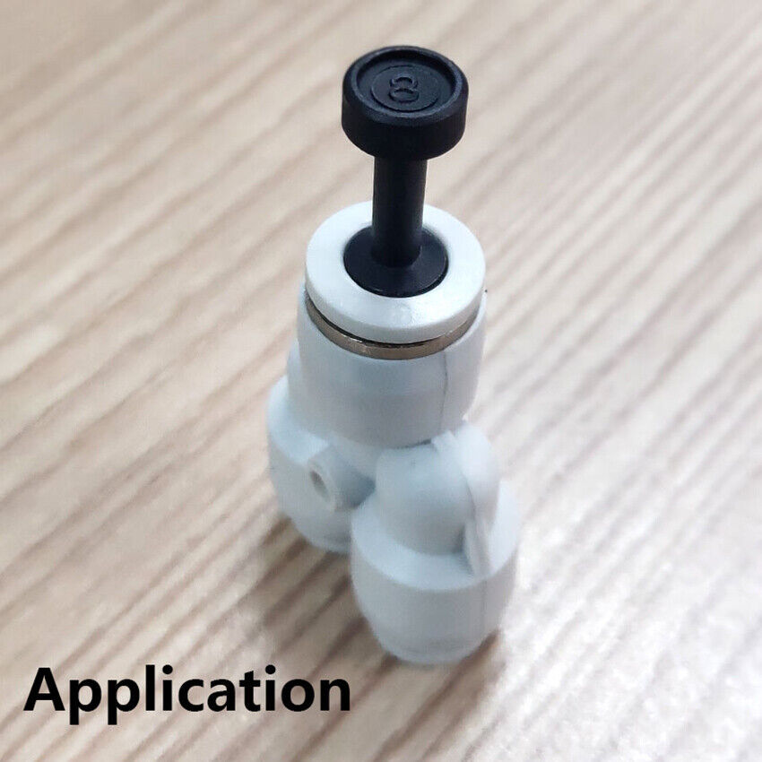10pcs Plastic Blanking Plug for Pneumatic Push-In Fittings Connector 6mm