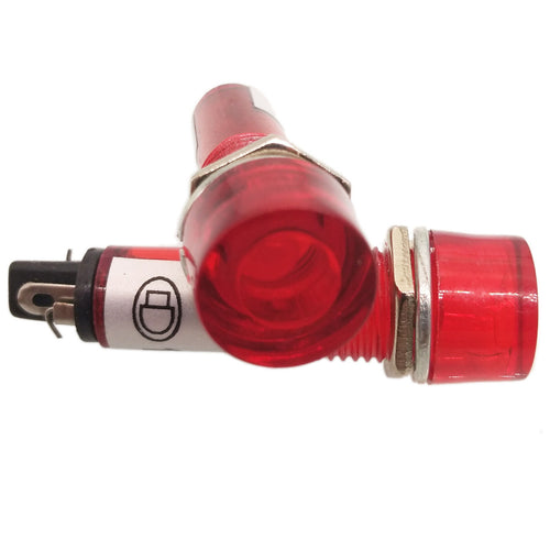 10pcs Red XD10-3 110V AC 10mm Power Signal Indicator Light Mini Pilot Lamp