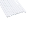 10x ABS Styrene Plastic Round Bar Rod Dia 2mm ±10% length 9.8" 250mm White