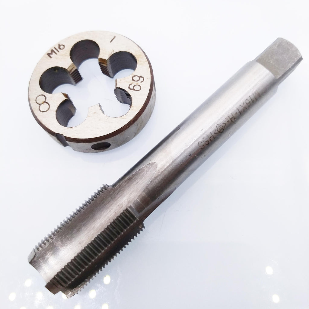 AU Stock HSS M16 x 1mm Tap & M16 x 1.0mm Die Metric Thread Right Hand