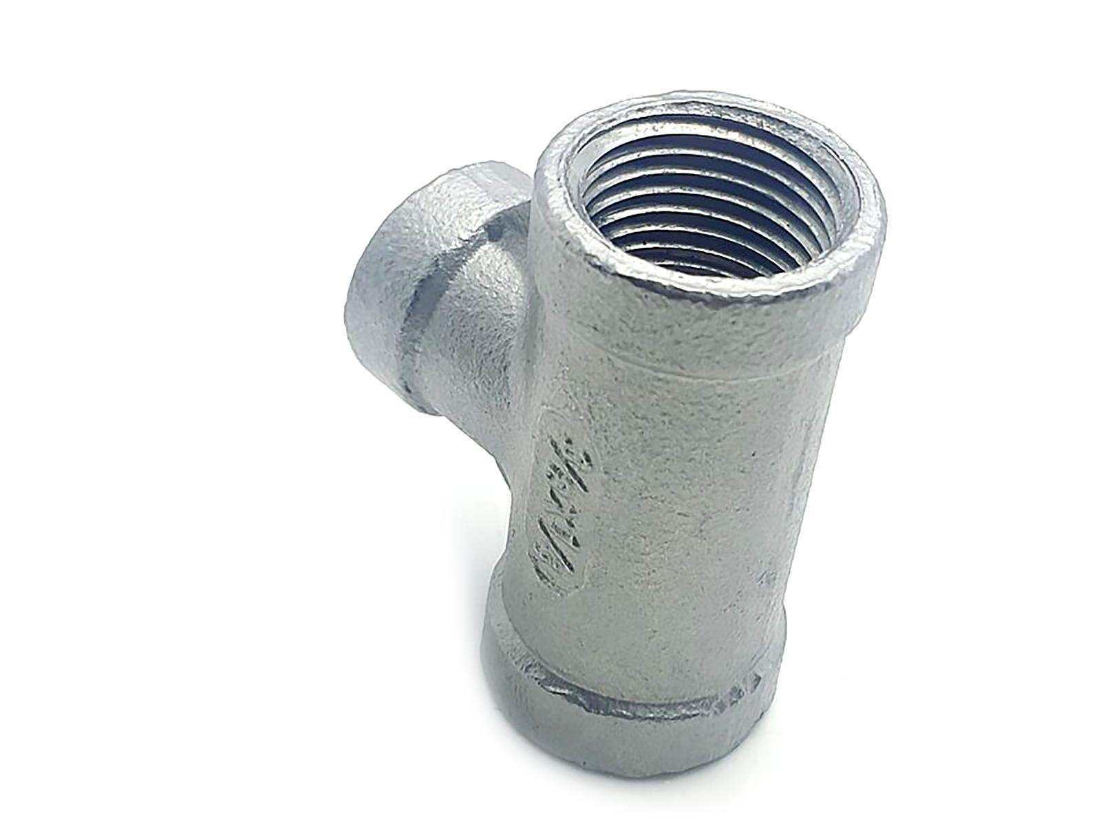 US Stock 3/8" x 1/4" x 3/8" Female T Tee Threaded Reducer Pipe Fitting SS NPT