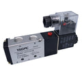 US Stock 110VAC Pneumatic Electric Solenoid Air Valve 5 Way 2 Position 4V210-08
