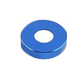 50pcs Countersunk Head Washer Gasket Spacer M3 Royal Blue Anodized Aluminum