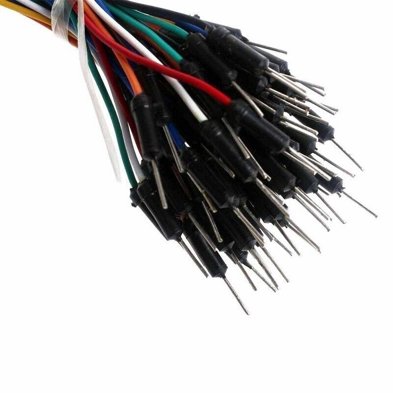 65pcs Solderless Breadboard Jumper Wire Leads Links Bundle Kit Arduino PCB Test
