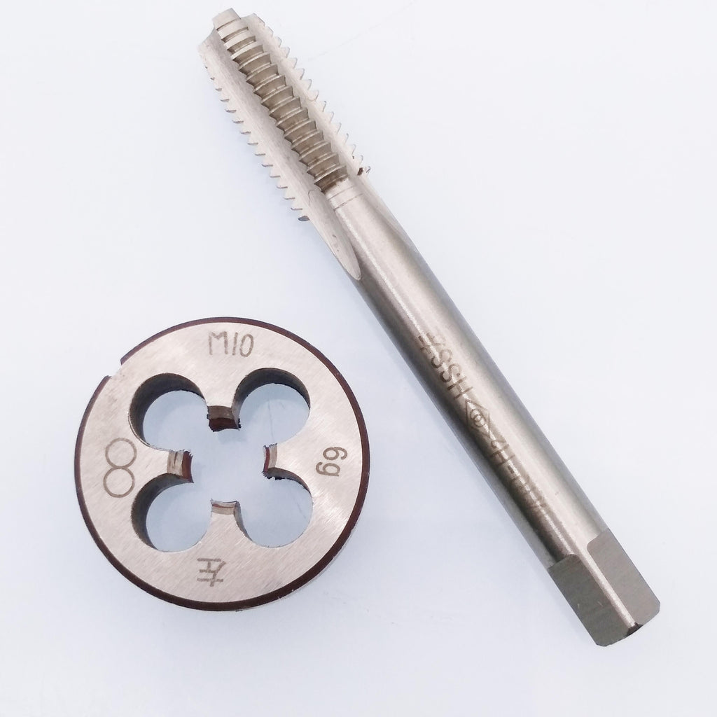 AU Stock HSS M10 x 1.5mm Tap & M10 x 1.5mm Die Metric Thread Left Hand