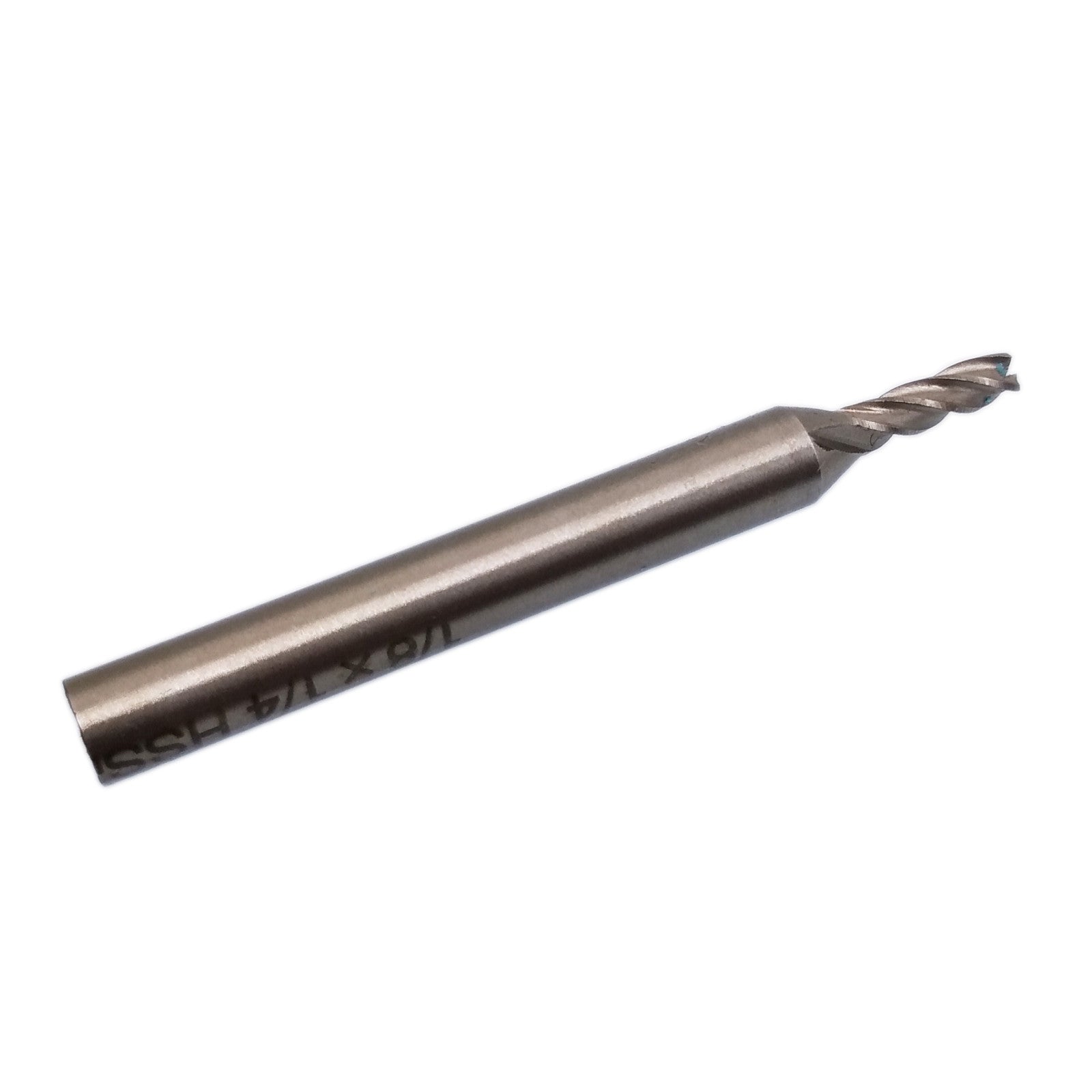US Stock 3pcs 1/8 inch Four 4 Flute HSS & Aluminium End Mill Cutter CNC Bit