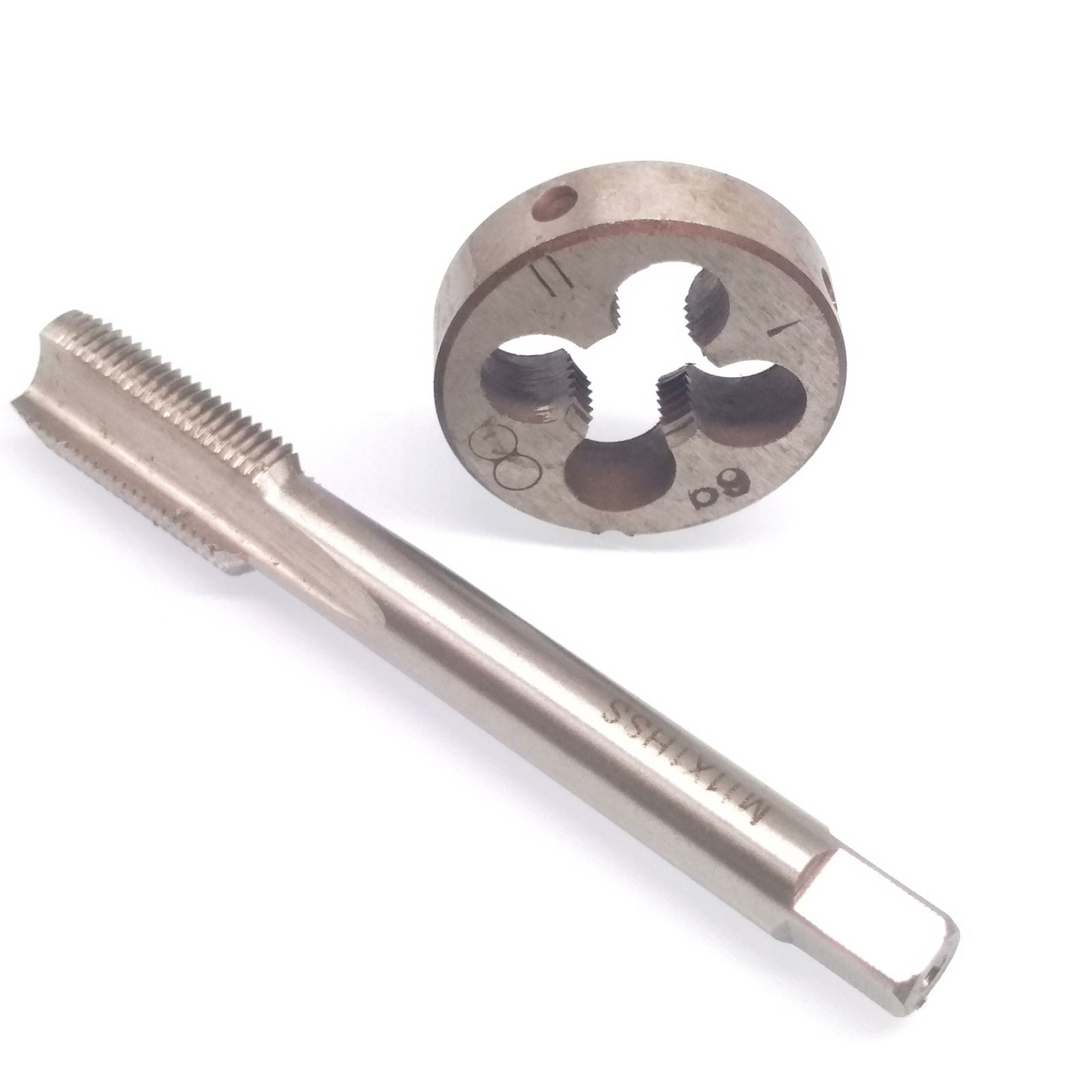 US Stock HSS M11 x 1mm Tap & M11 x 1mm Die Metric Thread Right Hand