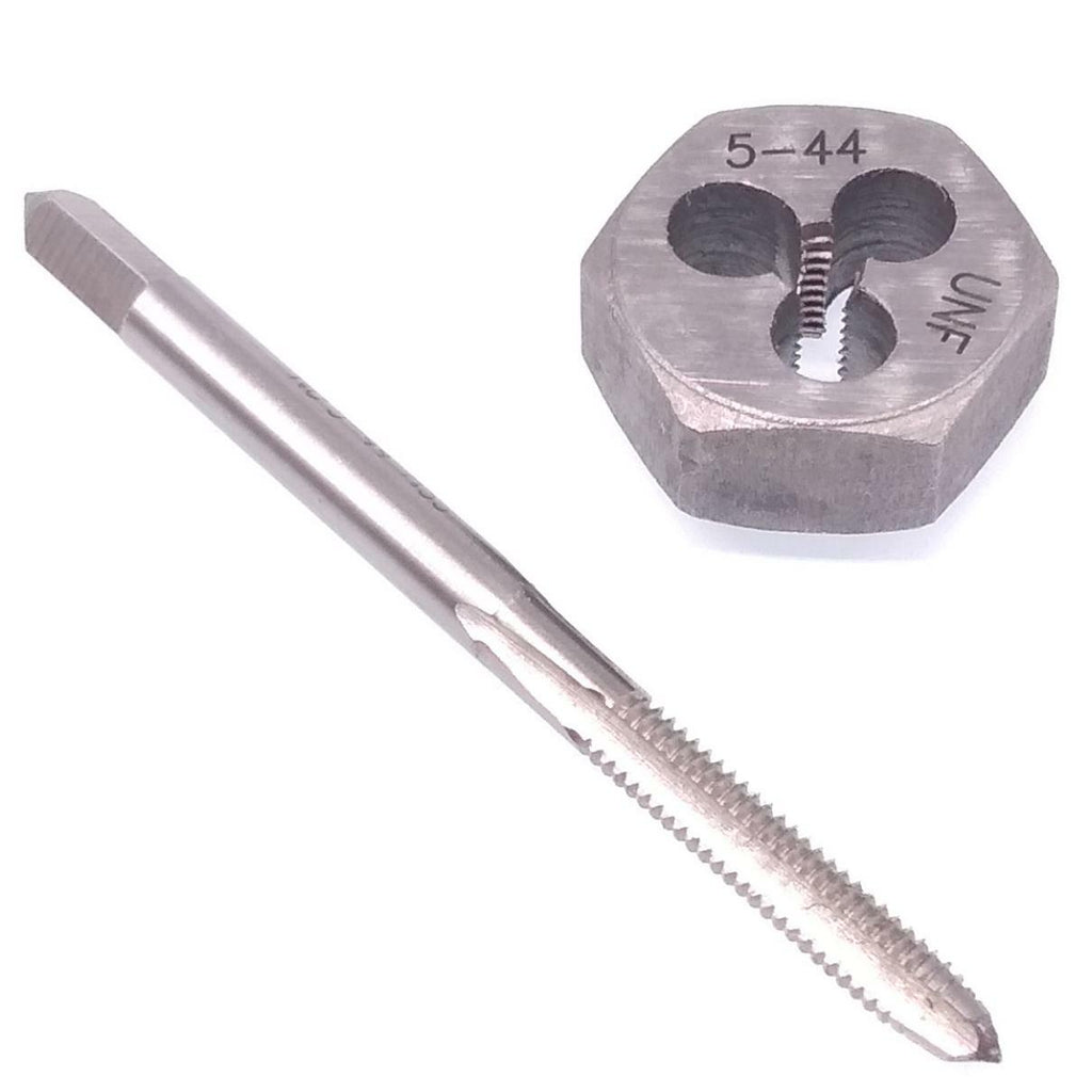 US Stock HSS 5-44 Tap & 5-44 Hexagon Die Thread Right Hand Set