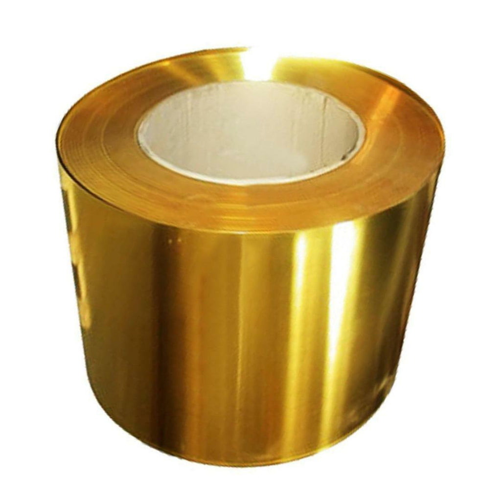 0.05mm ±10% x 100mm x 1000mm H62 Brass Metal Thin Sheet Foil Plate Roll
