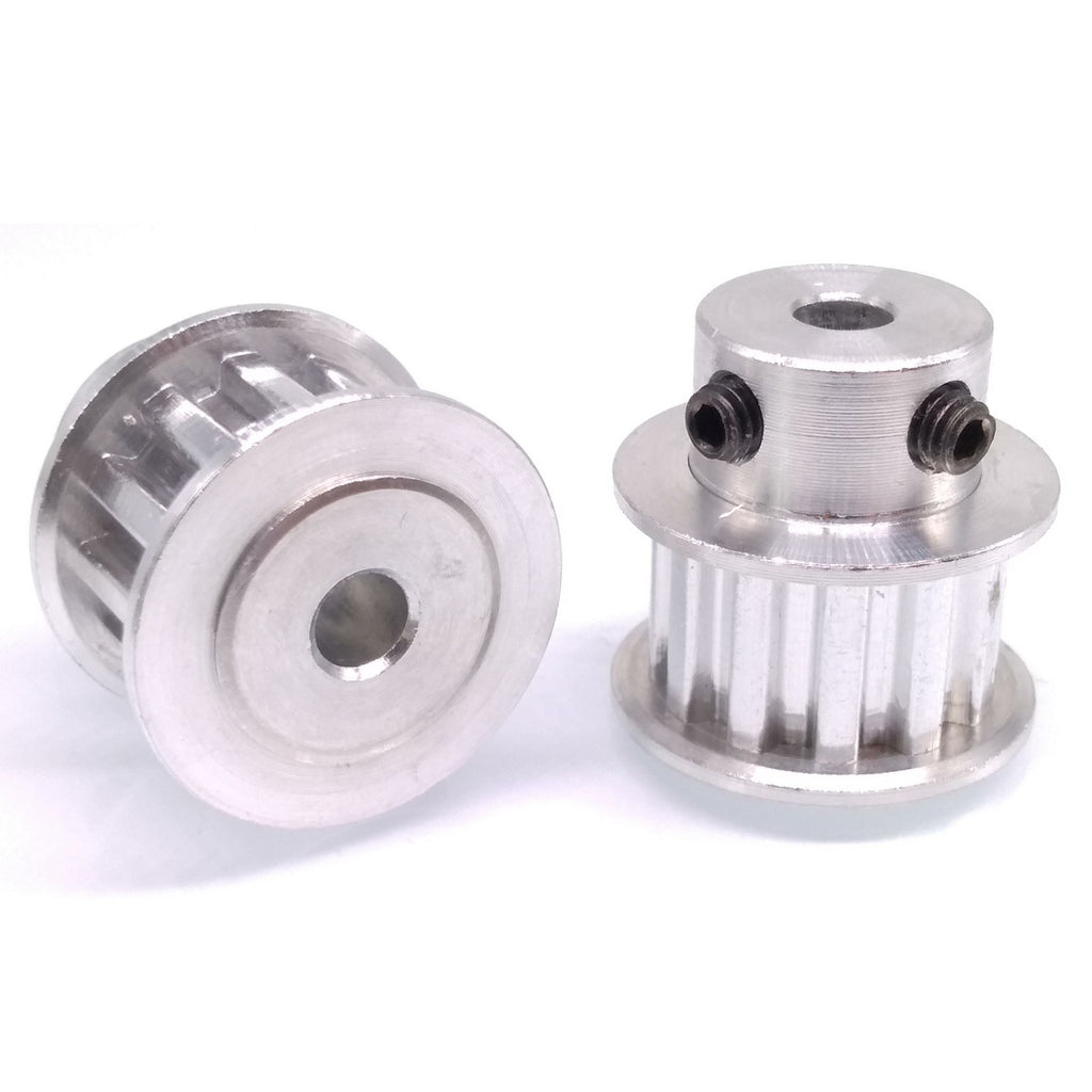 2x XL 12T Timing Belt Pulley Synchronous Wheel 5mm Bore For 10mm Width Belt