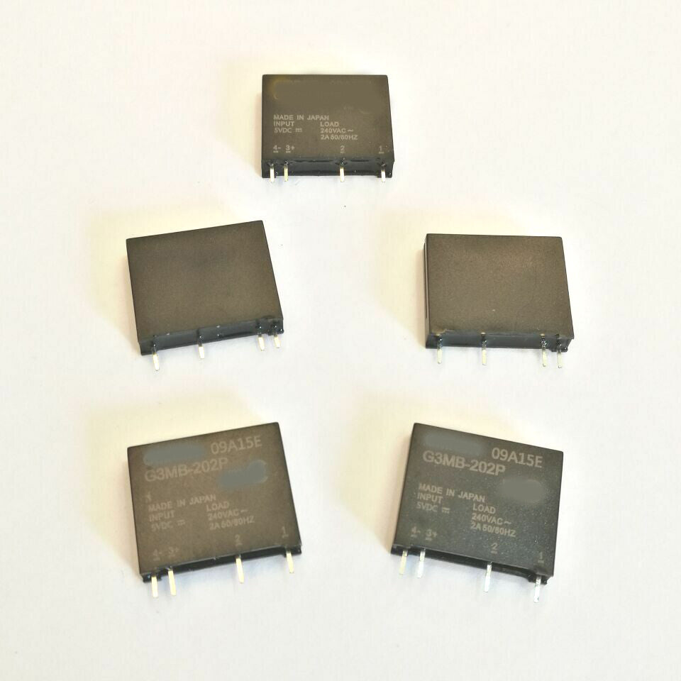US Stock 5x Solid State Relay SSR G3MB-202P 240V AC/DC / 2A Load 5V 10mA Control