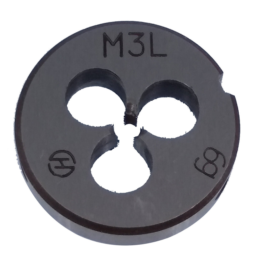 US Stock New HSS 3mm x 0.5 Metric Die Left Hand Thread M3 x 0.5mm Pitch