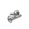 US Stock 100pcs M1 x 8mm Phillips Cross Pan Head Screws 304 Stainless Steel