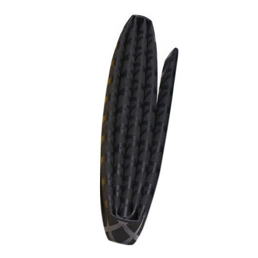 50mm Fishing Rod Handle Shrink Tube Black Non-slip Pattern Handle Cover 1M