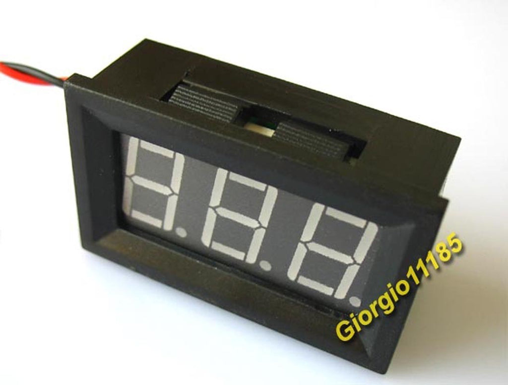 US Stock Mini Green LED Digital Panel AMP Meter Gauge 50A DC & Shunt