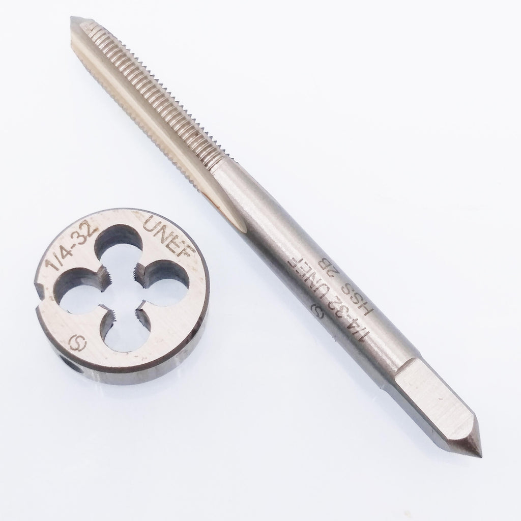 HSS 1/4-32 UNEF Tap & 1/4-32 UNEF Die Right Hand