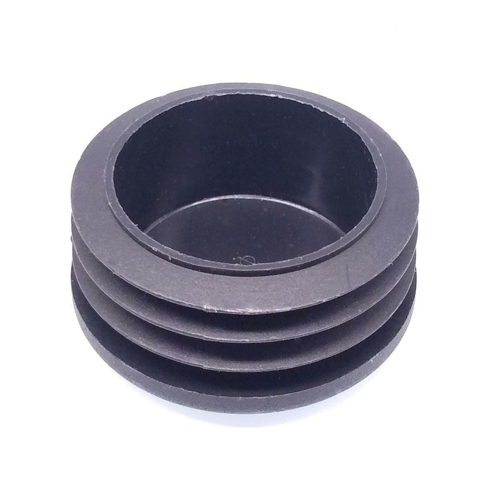 20pcs Round Plastic Black Blanking End Cap Caps Tube Pipe Inserts Plug Bung 42mm