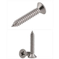 50pcs M5 x 16mm Phillips Countersunk Flat Head Screws Self Tapper A2 Stainless